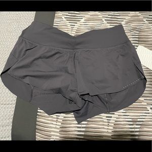 Grey lulu lemon shorts “chase me short”